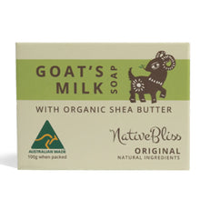 Native Bliss Organic Shea butter Goat Milk Soap –  Original 100g